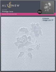 Altenew Stencil & Embossing Folder Bundle Vintage Lace Stencil & Embossing Folder Bundle