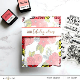 Photocentric Stencil Festive Florets Simple Coloring Stencil