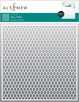 Photocentric Stencil Fine Tulle Stencil