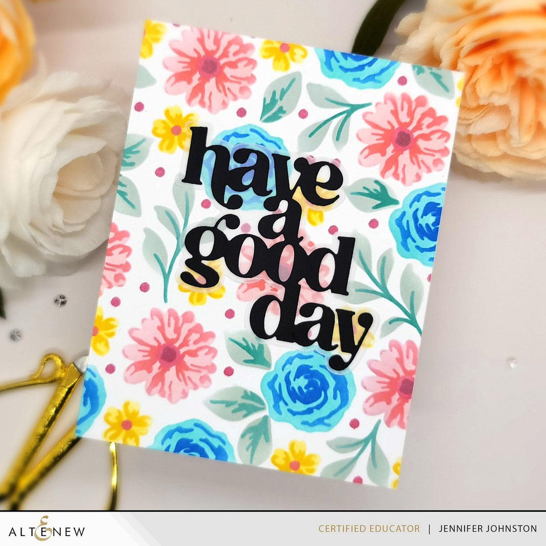 Floral Radiance Layering Stencil Set (4 in 1)
