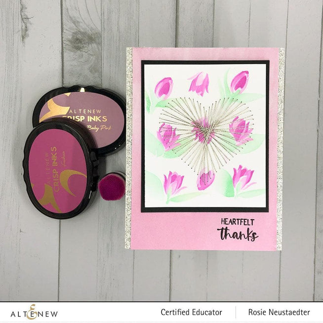 EXP Factors Stencil Floral Sprig Simple Coloring Stencil Set (2 in 1)
