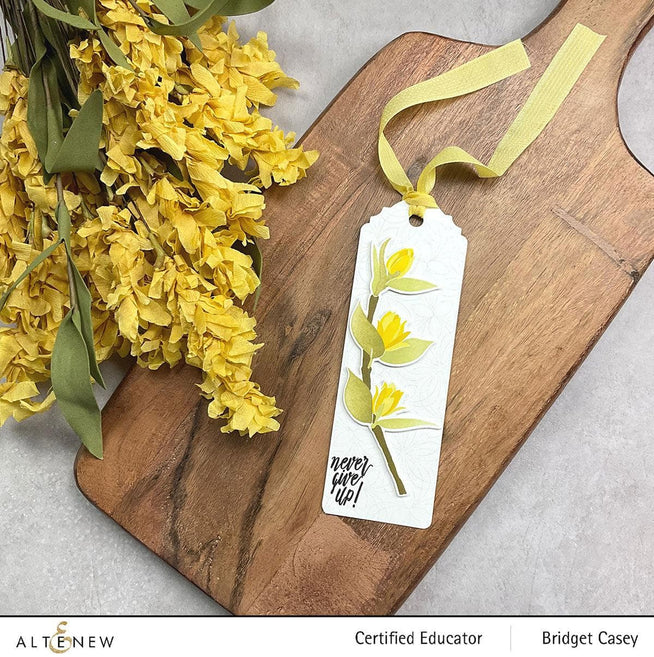 EXP Factors Stencil Floral Sprig Simple Coloring Stencil Set (2 in 1)