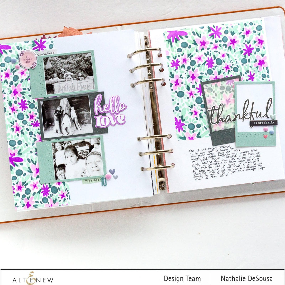 EXP Factors Stencil Flowers & Petals Layering Stencil Set (4 in 1)