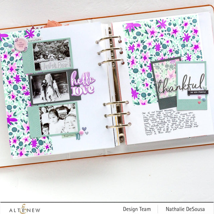 EXP Factors Stencil Flowers & Petals Layering Stencil Set (4 in 1)