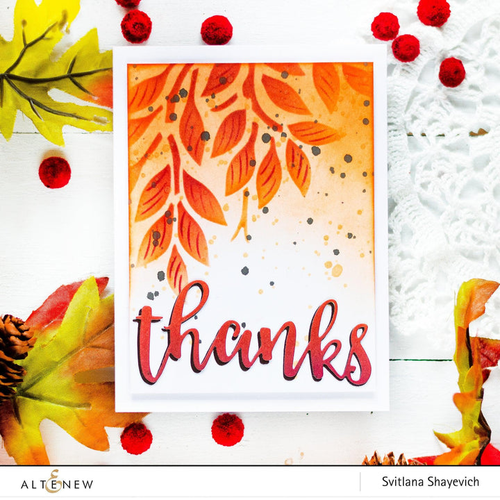 Photocentric Stencil Foliage Stencil