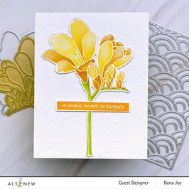EXP Factors Stencil Freesia Simple Coloring Stencil Set (2 in 1)