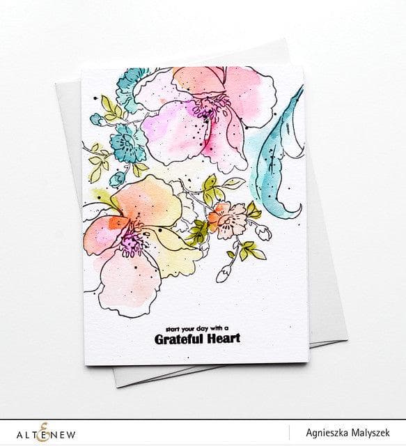 Photocentric Stencil Grateful Heart Mask Stencil