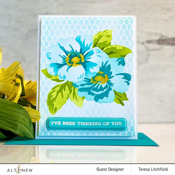 Photocentric Stencil Greenwood Flowers Stencil Set (3 in 1)