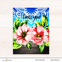 Photocentric Stencil Greenwood Flowers Stencil Set (3 in 1)