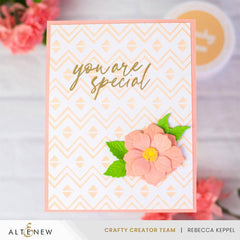 Heritage Chevron Weaves Stencil
