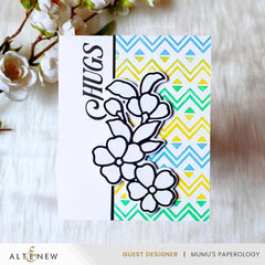 Heritage Chevron Weaves Stencil