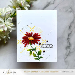 Lattice Blossoms Stencil