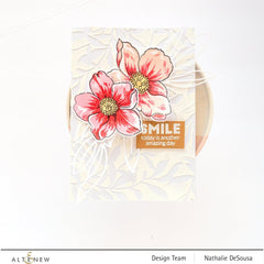 Photocentric Stencil Leaf Bed Stencil