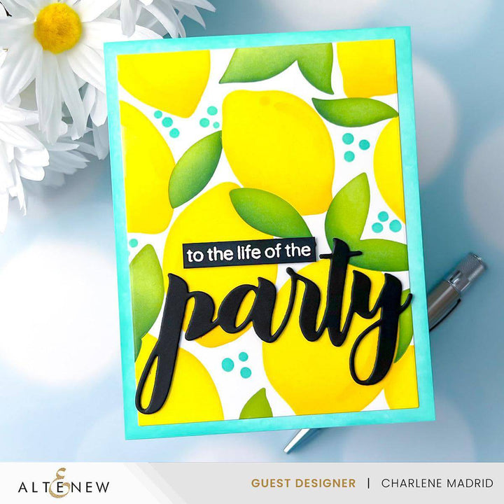 EXP Factors Stencil Lemon Craze Stencil Set (3 in 1)