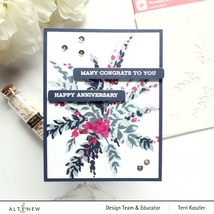 EXP Factors Stencil Meadow Burst Stencil Set (5 in 1)