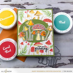 EXP Factors Stencil Mushroom Garden Layering Stencil Set (4 in 1)