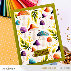EXP Factors Stencil Mushroom Garden Layering Stencil Set (4 in 1)