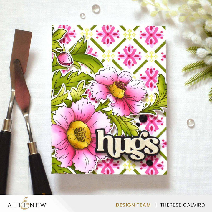 Patterned Petals Stencil Set (4 in 1)