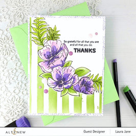 EXP Factors Stencil Poppy Arrangement Stencil Set (4 in 1)