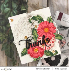 Photocentric Stencil Precious Blooms Mask Stencil