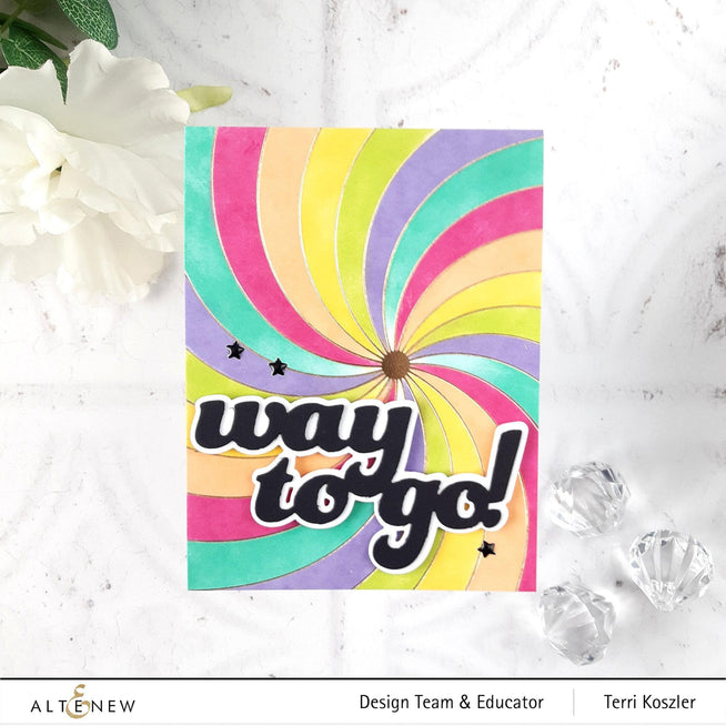 EXP Factors Stencil Rainbow Burst Stencil Set (3 in 1)