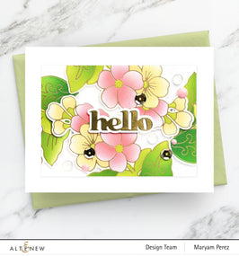 EXP Factors Stencil Spark Joy: Decorative Flowers