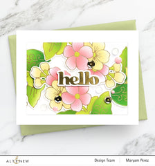 EXP Factors Stencil Spark Joy: Decorative Flowers