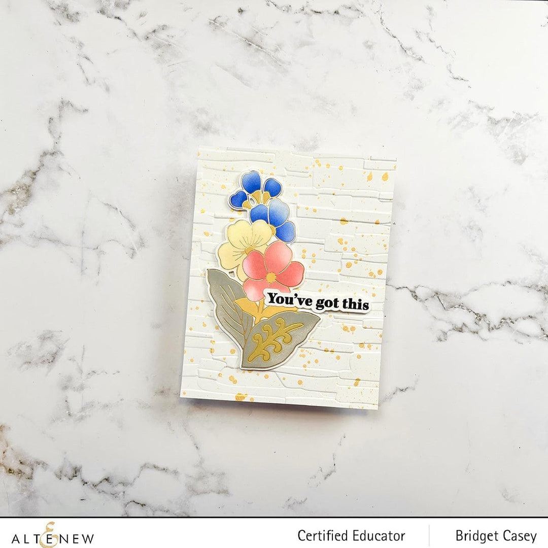 EXP Factors Stencil Spark Joy: Decorative Flowers