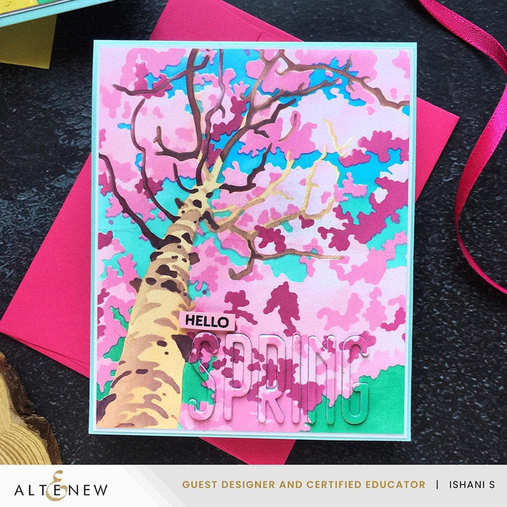 Stencil Art: Aspen Sky Layering Stencil Set (6 in 1)