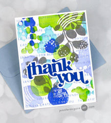 Stencil Art: Nature Splashes Layering Stencil Set (6 in 1)
