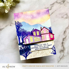 Stencil Art: Serene Landscapes Layering Stencil Set (6 in 1)