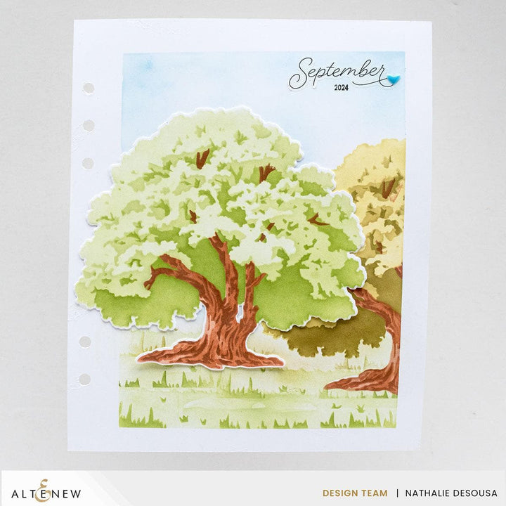 Stencil Art: Strong Oak Layering Stencil Set (6 in 1)