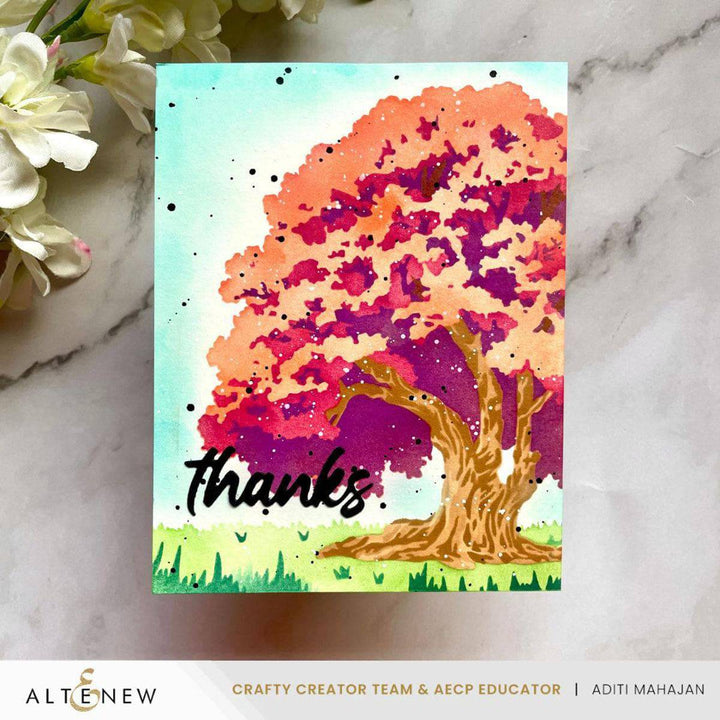 Stencil Art: Strong Oak Layering Stencil Set (6 in 1)