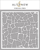 Photocentric Stencil Stone Wall Stencil