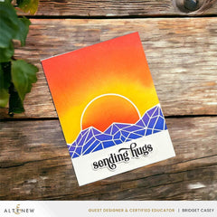 Sunset Horizon Stencil Set (2 in 1)