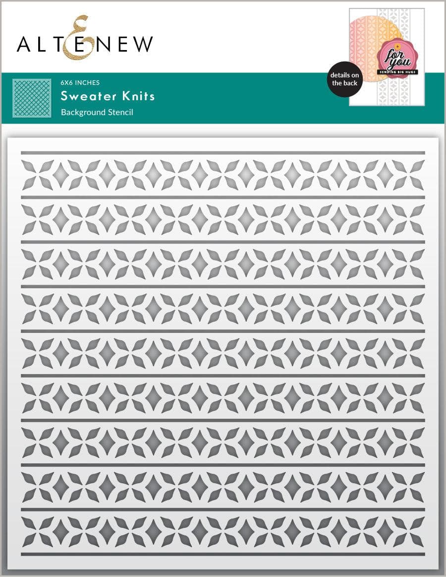 Sweater Knits Stencil