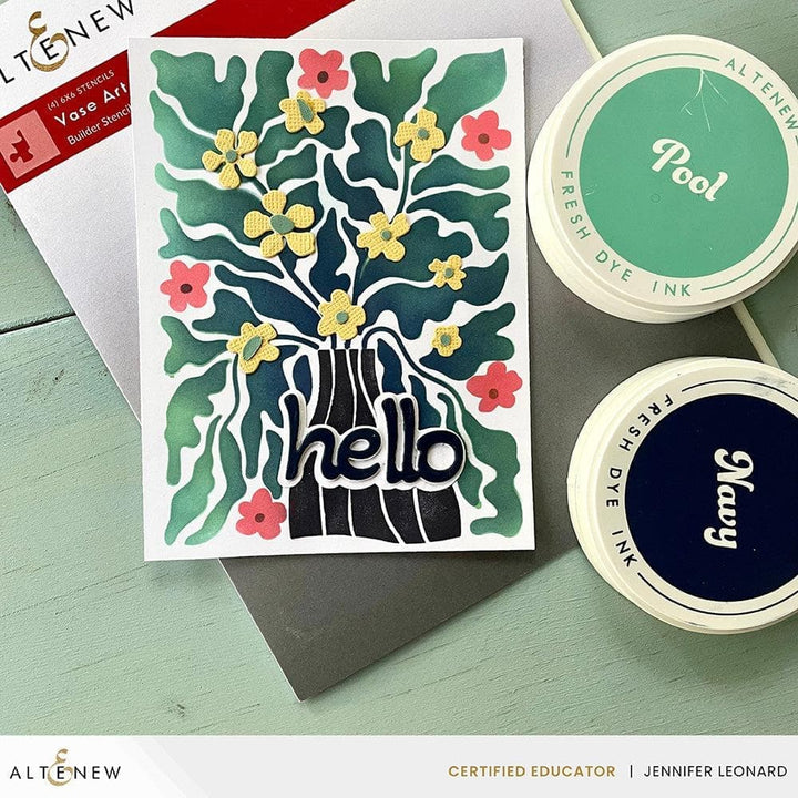 Vase Art Builder Stencil Set (4 in 1)