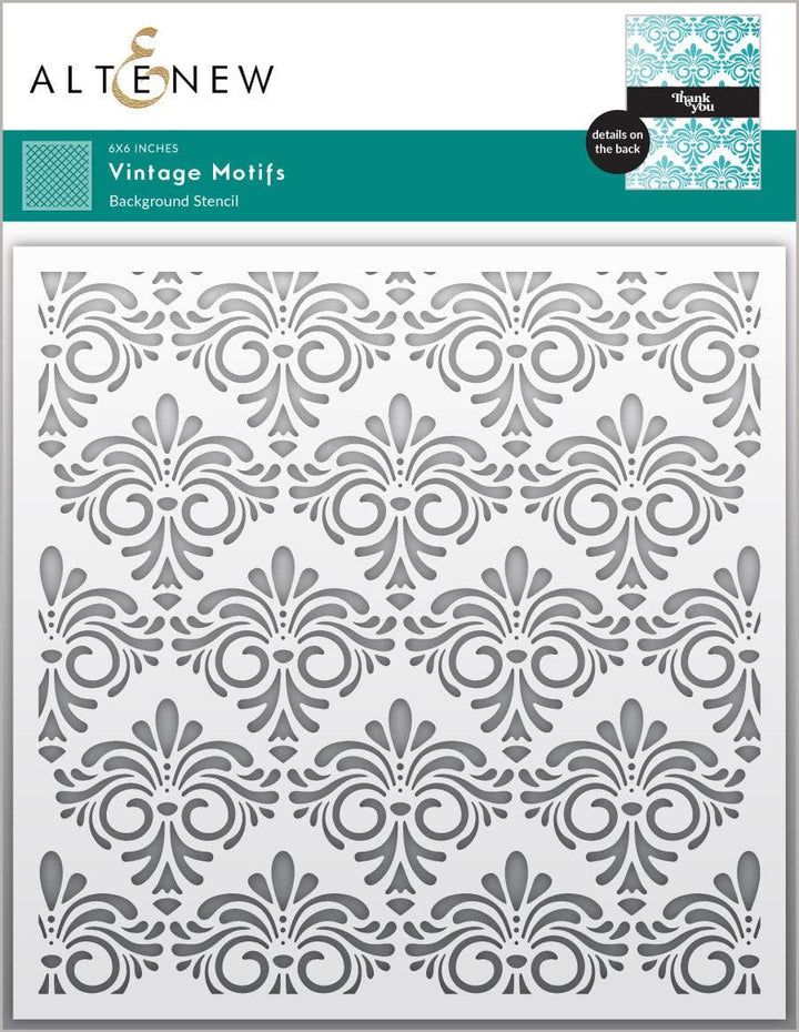 Vintage Motifs Stencil