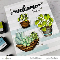 EXP Factors Stencil Watercolor Stripes Stencil