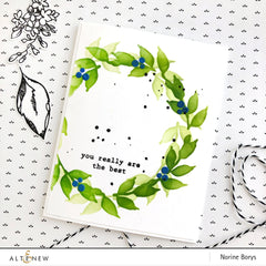 Photocentric Stencil Wonderful Wreath Stencil