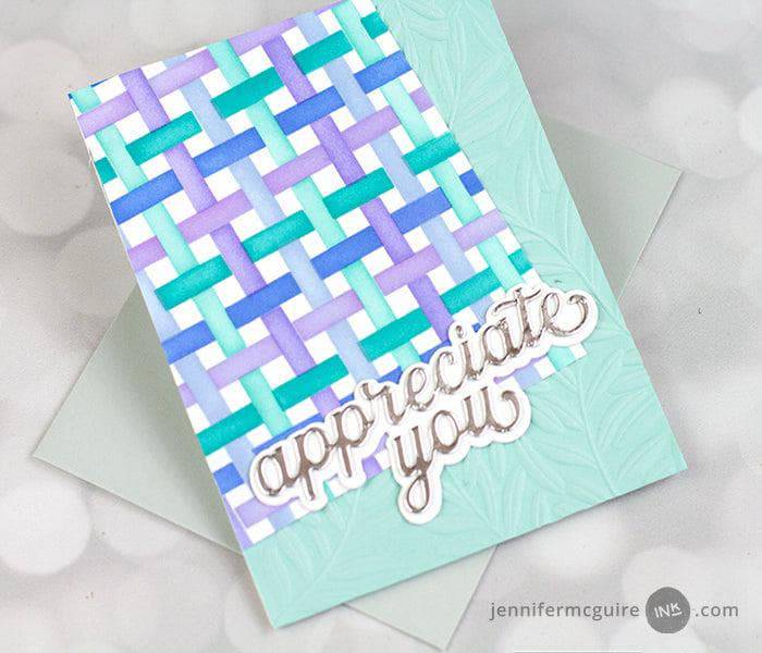 Woven Ribbon Builder Stencil Set (3 in 1)