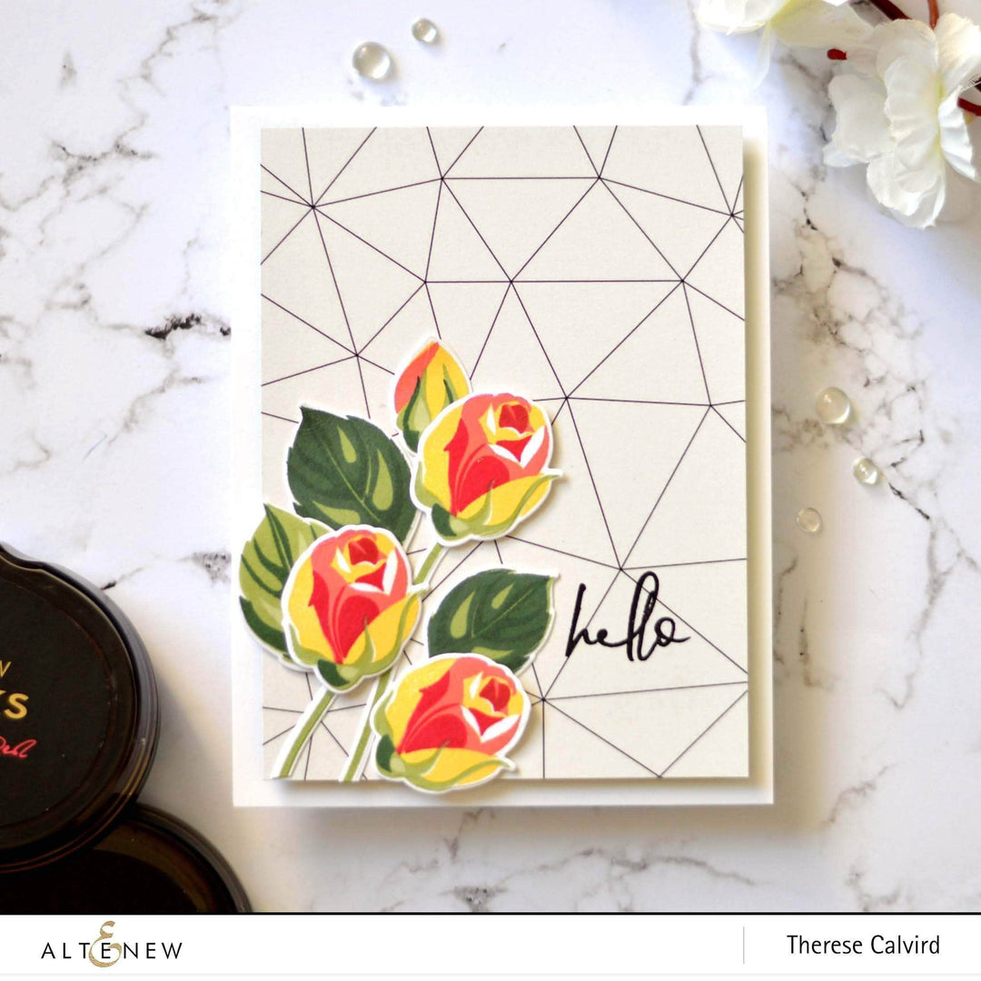 Photocentric Stencil Z - Rosy Outlook Mask Stencil