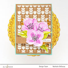 Photocentric Stencil Zig Zag Floral Mask Stencil