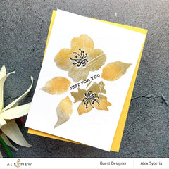 Photocentric Stencil Zig Zag Floral Mask Stencil