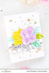 Photocentric Stencil Zig Zag Floral Mask Stencil