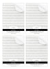 Altenew Tools Bundle 40 Double-Sided Adhesive Sheets Unlimited Bundle (4 Sets of 10 Sheets)