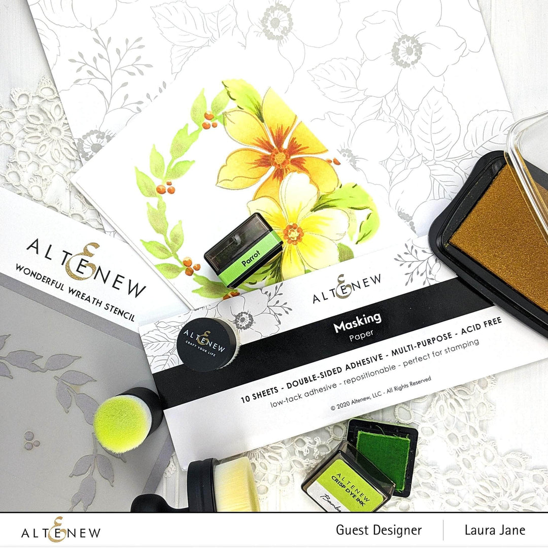 Altenew Tools Bundle 40 Masking Paper Sheets Unlimited Bundle (4 Sets of 10 Sheets)