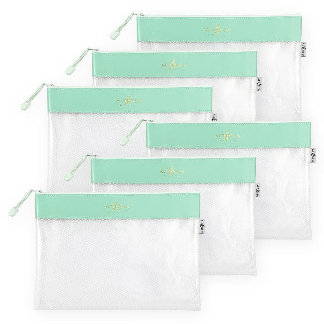 Teal Zip 'n' Stash Pouches Bundle (6 pcs)