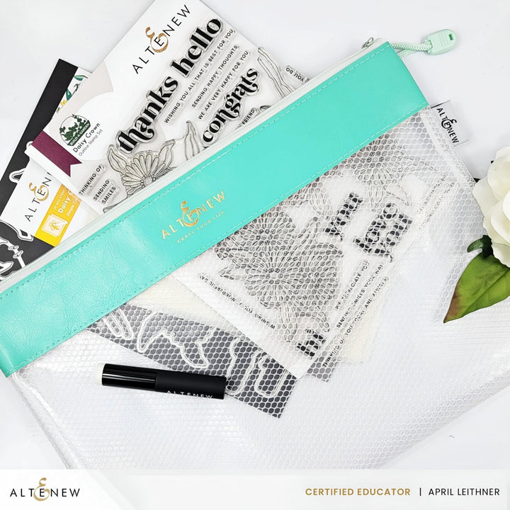 Teal Zip 'n' Stash Pouches Bundle (6 pcs)