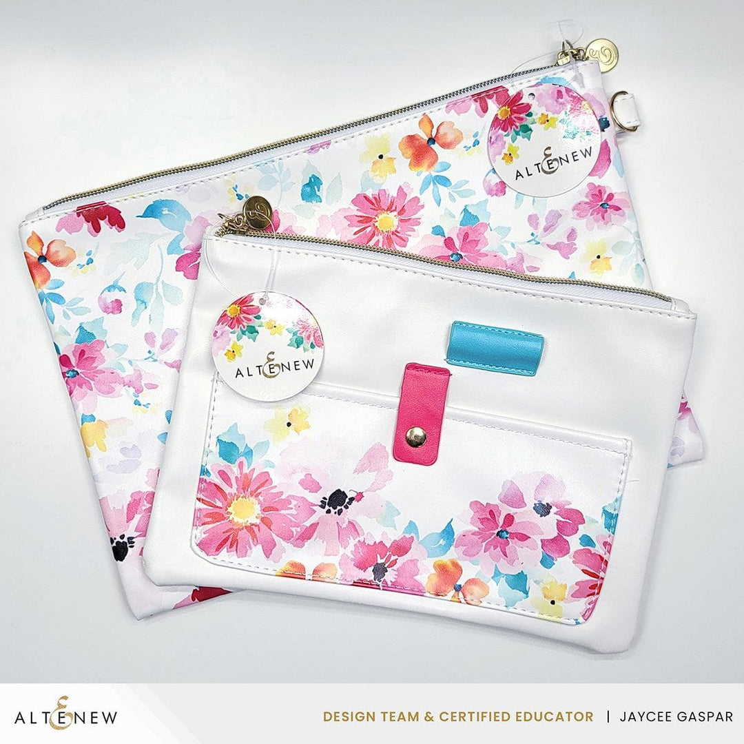 Dreaming in Watercolor Zipper Pouch (280mm x 195mm)